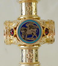 Ornate French antique solid silver gilt Gothic Chapel Set